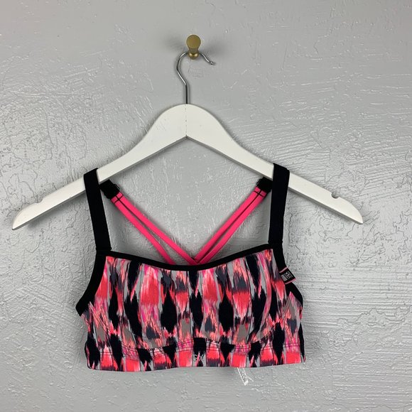 Victoria's Secret Other - Victorias Secret Sport Size 32B Black Pink Gray